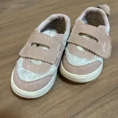 【最終お値下げ】IFME ピンク スニーカー マジックテープ式　18.5センチ