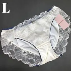 チュチュアンナ Lサイズ シャルマンノワール フルショーツ オフ白×紺