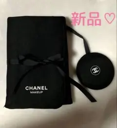 新品未使用　CHANEL シャネル　ブラシケース　ポーチ　ミラー付き