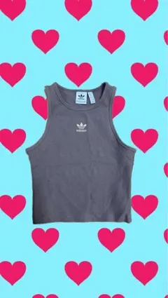 adidas グレー タンクトップ