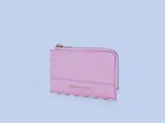 Charles & Keith ウェービー トリムジップウォレット