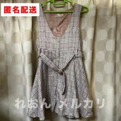 リズメロ Lismeloミニ丈ワンピース