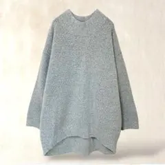 INGNI イング　長袖　リブハイネックニット　M　ゆったり　丈違い　カジュアル