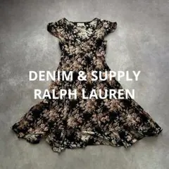 ラルフローレンデニムアンドサプライ フラワープリントフィッシュテールワンピース