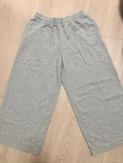 ユニクロ グレー スウェットパンツ L