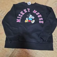 Disney ミッキーマウス トレーナー ブラック 130cm