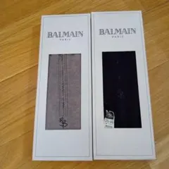 BALMAIN PARIS メンズソックス 2足セット 25〜26cm