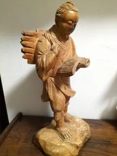 超希少 【陽峰 二宮金次郎像】 木箱入り銅像 高さ約20cm - メルカリ