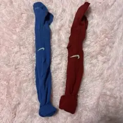 Nike サッカーソックス 青 赤 セット