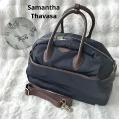 美品✨サマンサタバサ★ディズニー　コラボ　裏地ミッキー総柄　2way ボストン