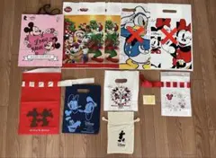ディズニーストア 袋 ラッピング袋 ショップ袋 まとめ売り シール付き