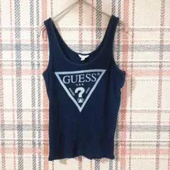 06 GUESS ゲス タンクトップ ピチT y2k 平成ギャル リブ
