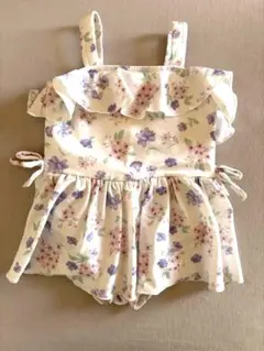 フラワープリント ワンピース水着