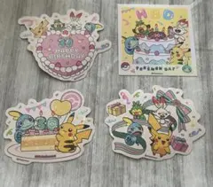 韓国限定 ポケモン 30周年 デコステッカー ピカチュウセット 6枚