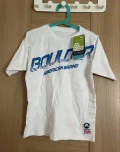 ￼crocs Boulder ホワイト Tシャツ 140 【新品・未使用】のサムネイル