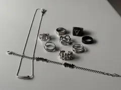 10点setリング&ネックレス&ブレスレット