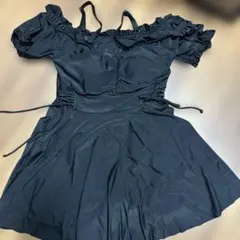 ブラックオフショルダー水着ワンピース　SHEIN