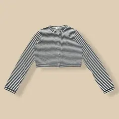 TINA:JOJUN ストライプ 長袖袖カーディガン Mのサムネイル