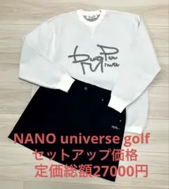 美品　NANO universe golf ナノユニバース　ゴルフウェア