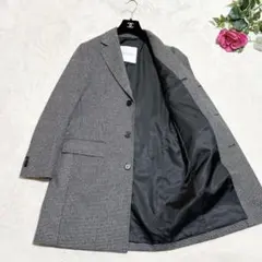 未使用✨　マッキントッシュ　チェスターコート　ウール　カシミヤ　グレー　38