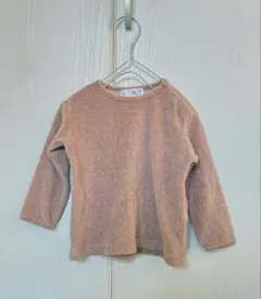 ZARA ベージュ トレーナー 6-9ヶ月　74㎝
