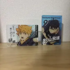 ハイキュー‼︎ 自立タイプアクリルスタンド　日向翔陽・影山飛雄(バラ売り不可)