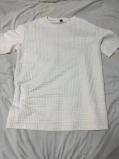 ホワイト キルティング Tシャツ 半袖
