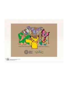 ポケモン ロンドン自然史博物館 ピカチュウ ポスター - メルカリ