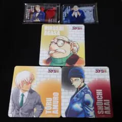 名探偵コナン展アクリルブロック・コースターセット②【阿笠博士・安室透・赤井秀一】