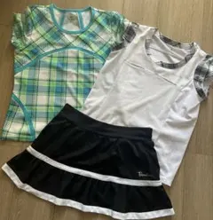 パラディーゾ✨レディース　ゲームTシャツ　スコート　3枚セット　テニスウェア