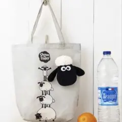 【新品】ひつじのショーン ぬいぐるみポーチ＆エコバッグ