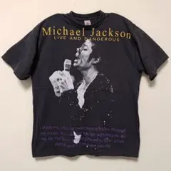 や*す様 Michael Jackson Tシャツ ブラック Lサイズ ジャパン - メルカリ