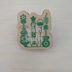 ゴールデンボンバー喜矢武豊　木製クリップバッチ