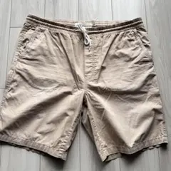 【ユニクロ、H&M】2着セット　ベージュ　ブラック　ハーフパンツ　大きいサイズ