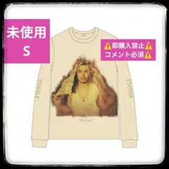 T-Shirt Sleeve Long Prema 藤井風 ベージュ グッズ プレマ S シャツ TShirt Prema 藤井風 コメ必須 シャツ ベージュ グッズ プレマ S ミュージシャン