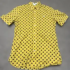 FRED PERRY ポルカドット 半袖シャツ M5219 イエロー Sのサムネイル