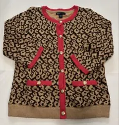 150cm GapKids ヒョウ柄カーディガン