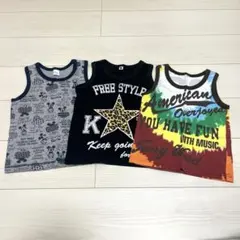 キッズ 男の子 タンクトップ まとめ売り 110.100サイズ 子供用