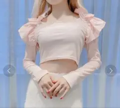 M me eme Tulle knit ensemble tops エムミーエメ - メルカリ
