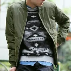 レイジブルーのMA-1コート