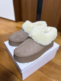 GRL厚底ムートンショートブーツ