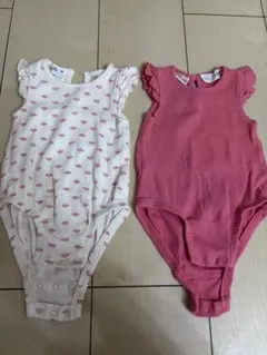 SALE ZARA フリル付きロンパース 1-3ヶ月