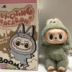 かずみんラブブMacaron green grape 正規品 ラブブ LABUBU マカロン Macaron グリーンGREEN GRAPE