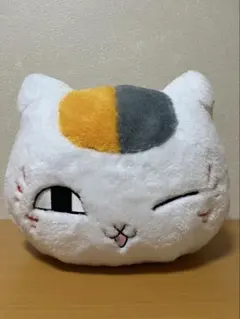 【新品】夏目友人帳 めちゃもふぐっと ニャンコ先生顔型ぬいぐるみウインクver.