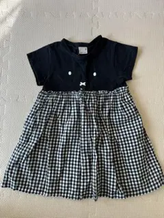 ミッフィーデザインの柄ワンピース 90センチ