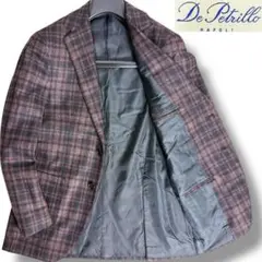 【美品】De Petrillo 44 ジャケット　グレー　チェック　テーラード 楽天市場】【25％OFF SALE】De Petrillo (デペトリロ) ブラウン