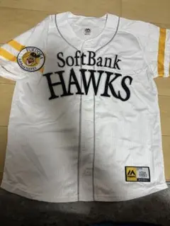 ソフトバンクホークス 無地 背番号なし ユニフォーム M