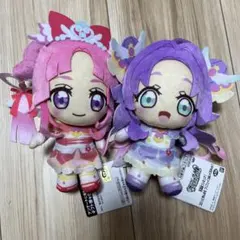 名探偵プリキュア！　コロっとまんまる　プリフェイスぬいぐるみ　２種　新品タグ付き