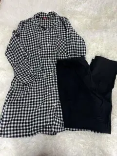 マタニティパジャマ 上下セット POLO M～L