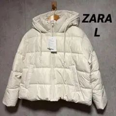 ZARA ザラ 撥水加工と防風機能を備えたショート丈アノラック L